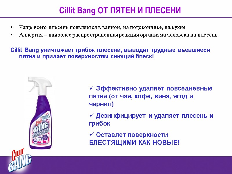 Чаще всего плесень появляется в ванной, на подоконнике, на кухне Аллергия – наиболее распространенная
